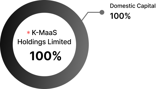 케이마스홀딩스 100% / 국내자본 100%